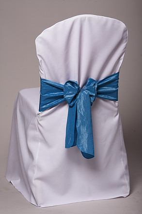 Mėlynas organza kaspinas